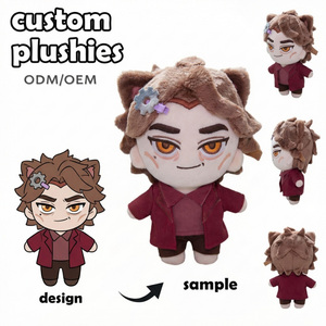 Muñecos de Peluche Personalizados de Alta Calidad, Personaje con Gafas y Pelo Azul, Regalos para Estaciones de Esquí, Peluche Personalizado que Habla, Randm Peluches - Product Image 2