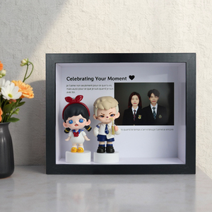 Handmade tùy chỉnh 10-inch MDF gỗ khung ảnh độc đáo rỗng bóng hộp hiển thị trường hợp 6cm chiều sâu DIY 6x8 <span class=keywords><strong>8x10</strong></span> cho trang trí nội thất - Product Image 2