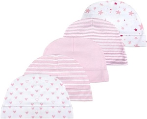 Conjunto de Ropa Esencial para Bebé Unisex, Set de Regalo de 19 Piezas con Estampado de Corazones a Rayas y Cuello Redondo para Recién Nacidos - Product Image 4