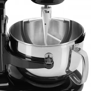 Kitchenaid 그릇 리프트 스탠드 믹서 맞는 모델 전문 600 KF26M1X, KD2661X 용 실리콘 Scraper 퍼가있는 6QT 플랫 코팅 비터