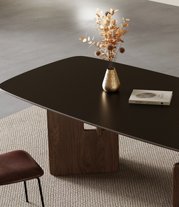 <span class=keywords><strong>Tavolo</strong></span> da Pranzo in Ardesia, <span class=keywords><strong>Tavolo</strong></span> Lungo per Soggiorno, da Posizionare Contro il <span class=keywords><strong>Muro</strong></span>, Set <span class=keywords><strong>Tavolo</strong></span> da Pranzo in Legno Massello di Lusso Semplice - Product Image 3