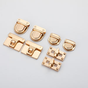 Hebilla de cierre de bloqueo de giro de bloqueo de empuje cuadrado de Metal personalizado para bolso de mujer, monedero, accesorios de Hardware Diy - Product Image 1