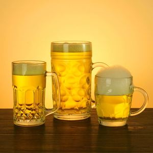 Vaso de Cerveza Comercial Hero Cup con Asa, Gran Capacidad, Vaso de Vino Grueso para Bebidas - Product Image 4