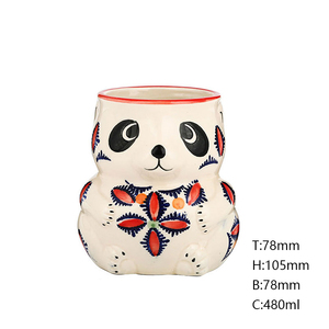 Serie pirata Taza <span class=keywords><strong>Tiki</strong></span> de cerámica creativa Cangrejo ermitaño Animal Taza <span class=keywords><strong>Tiki</strong></span> Cubo de cerveza <span class=keywords><strong>Vasos</strong></span> de cóctel - Product Image 6