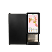 Dispensador de Bebidas Frías Comercial de Acero Inoxidable, Fácil de Usar, con Sistema IoT y Wifi, para Múltiples Sabores de Agua y Jugos