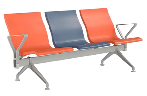 Banc d'attente 5 places robuste et anti-usure pour aéroport, banque, hôpital, terminal - Product Image 6