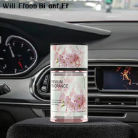 Diffuseur de parfum pour voiture en verre avec bouchon blanc, parfum longue durée, éliminateur d'odeurs, décoration pour voiture, chambre et bureau