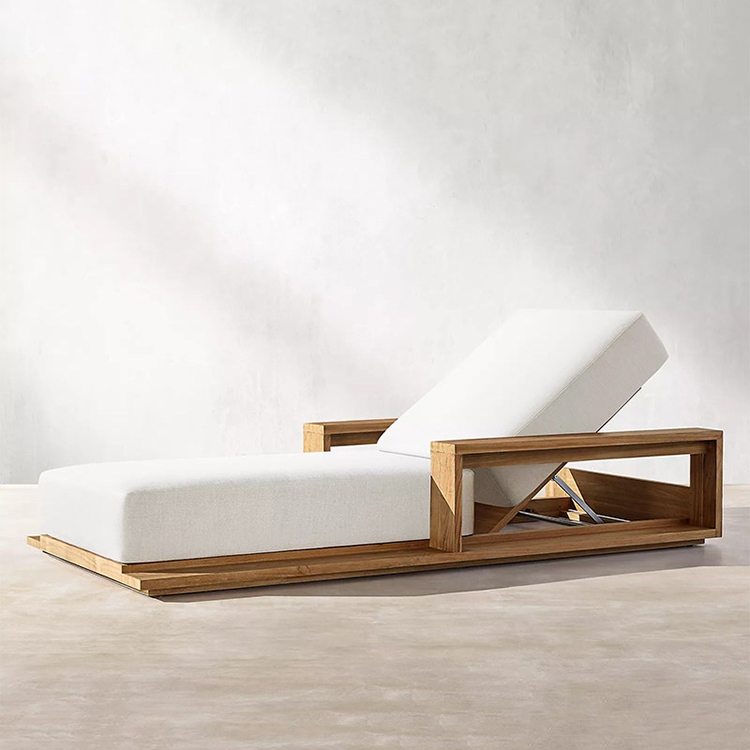 Tumbona de playa de teca1