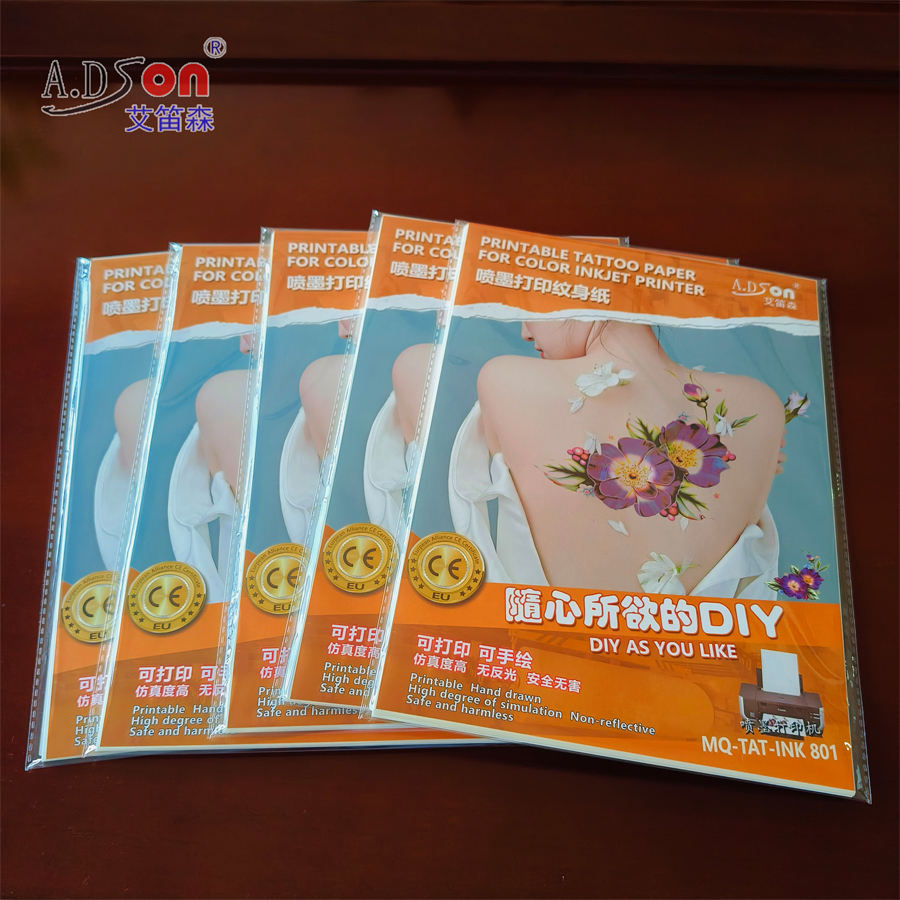 Papier de tatouage de jet d'encre A4