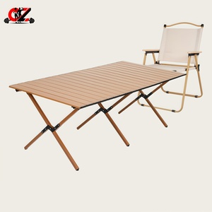 CZFIT High Quality Carbon Steel Folding <b>Table</b>, Portable, Stable, Corrosion-resistant, Wear-resistant, <b>Camping</b>, Picnic - Product Image 1