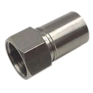 Factory direct RG58 RG6 RG59 crimp coaxial F male cable connector