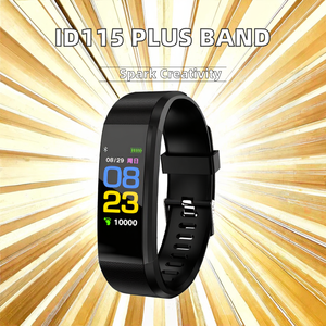 <strong>ID115</strong> Plus Smart Wristband Color Screen Heart Rate Monitor Sleep &amp; Pedometer Fitness Tracker 115 Plus Android Smart Bracelets - Product Image 3