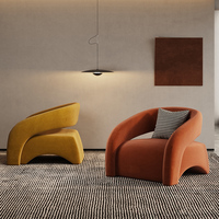 Fauteuil d'appoint léger et écologique de style nordique pour salon et balcon, petit fauteuil de détente individuel