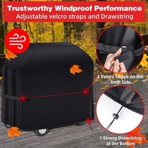 Funda para Barbacoa de Tela Oxford 420D Resistente a los Rayos UV y a Desgarros, Impermeable, a Prueba de Polvo, Material de Silicona Antiadherente, para Binchotan - Product Image 5