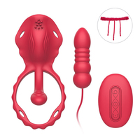 Jouet sexuel féminin BDSM pour adultes, stimulateur clitoridien, vibrateur portable à télécommande pour couples, vibrateur pour culotte mains libres