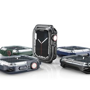 Nouveau design TPU translucide pour <span class=keywords><strong>Apple</strong></span> <span class=keywords><strong>watch</strong></span> cadre de protection multicolore couverture optionnelle 40/44/41/<span class=keywords><strong>45</strong></span>/49mm - Product Image 6