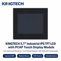 Kingtech 5,7 Zoll 640x480 Multi-Point-Panel LVDS RGB-Schnittstelle 500 Nits Industrielles TFT-LCD Kapazitives Touchscreen-Modul