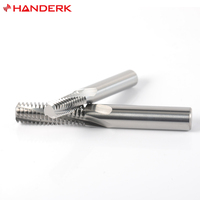 Molino de extremo de roscado de 3 flautas de alto rendimiento HANDERK HRC55 Molino de roscado para aluminio