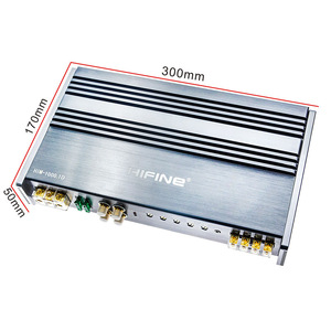Amplificador de Audio para Auto Hifine de 580W, Monocanal, 4 Ohmios, Salida para Subwoofer de Aleación de Aluminio - Product Image 4
