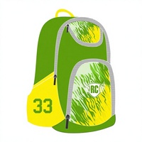 Sac à dos unisexe en toile de polyester imperméable avec compartiment à ballon pour football, basketball, volleyball – Vente en gros