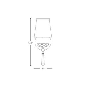 Lámpara de Pared de Latón Francés de Diseño Personalizado S260*H373 mm, Aplique de Pared de Latón OEM, Precio Razonable, Lámpara de Pared de Latón Antiguo - Product Image 5