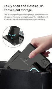 Clearance Sales Portable 3 in 1 Charging Wireless Station for Smartphones Folding Charger Stand for Watch Dock Charger - Product Image 6