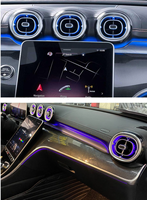Feux de jour à LED Benz Classe C GLC W205 X253, écran de contrôle d'ambiance 64 couleurs, éclairage d'ambiance intérieur 12V
