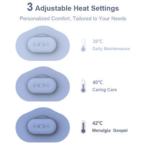 Прямая Продажа с фабрики Bluetooth устройство для снятия боли с теплым нагревательным пакетом и электродами для снятия менструальной спазмы - Product Image 4