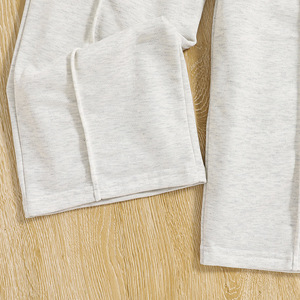 Fabricant de vêtements 8 9 10 <span class=keywords><strong>12</strong></span> <span class=keywords><strong>ans</strong></span> Vente en gros Ensembles de vêtements pour petites filles à manches longues Haut court Pull à capuche - Product Image 6