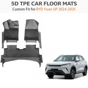 Tapis de sol de voiture en TPE sur mesure pour BYD Yuan Up LHD 2024-2025 |   Tapis de sol imperméables toutes saisons, ensemble complet, fabrication OEM - Product Image 2