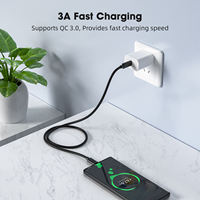 NKIWI Kabel USB 3.2 Tipe C ke Tipe C 60W PD 3A Pengisian Cepat Transfer Data 10Gbps Kabel PVC untuk Laptop Ponsel Tablet SSD
