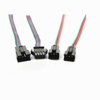كابل تمديد RGB LED بموصلات JST ثنائية وثلاثية ورباعية الأطراف مع عزل من PVC/النايلون وموصل من النحاس النقي للتطبيقات الإلكترونية