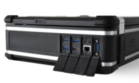 Portátil Industrial Resistente de 15.6 Pulgadas, Preparado para IA, con Pantalla LCD, DDR4, 32 GB de RAM, Disco Duro de 480 GB, IP65, GPS Opcional, I7, I5, Toughbook
