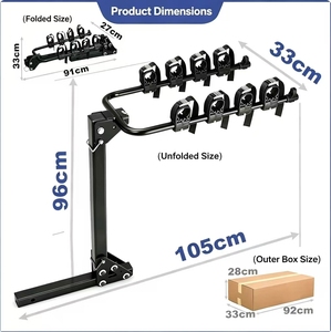 Cadre de vélo, Suspension arrière de <span class=keywords><strong>voiture</strong></span>, Porte-vélo monté sur <span class=keywords><strong>voiture</strong></span>, Porte-bagages de vélo, Cadre de porte-bagages, Cadre à suspension, Vélo de montagne - Product Image 5