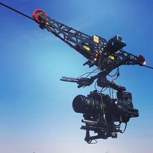 Big Payload 15KG Cable Cam System for Sports Video Shooting