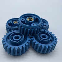 Pièces de rechange de haute qualité pour machine à filer à rotor en plastique Barmag, 23 dents, trou de 8 mm, extrémité ouverte