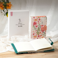 Nouveauté 2025 Shanqi : Journal à couverture rigide en cuir PU épais, reliure cousue, motif gaufré, avec serrure à code, cadeau pour étudiants, personnalisable
