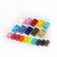 MeeTee F5-6 10/15mm Boucle en plastique colorée pour accessoires de bagages, colliers pour animaux de compagnie, boucles de sécurité à insertion, boucles à dégagement latéral pour sacs à dos