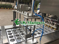 Machine de remplissage de tasse de dosage de liquide volumétrique automatique