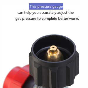 Regulador de Propano de Alta Presión con Manguera Trenzada de Acero Inoxidable y Manómetro para RV, Camping y Parrilla para Asar - Product Image 5