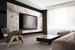 <span class=keywords><strong>Meuble</strong></span> <span class=keywords><strong>TV</strong></span> moderne et minimaliste personnalisable avec rangement intégré, armoire murale de salon adaptable - Product Image 2