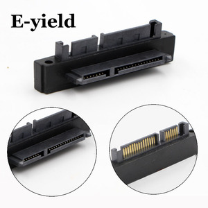 อะแดปเตอร์แปลงหัวต่อฮาร์ดไดรฟ์ E-Yield Sata 7+15p แบบตัวผู้เป็นตัวเมีย 90 องศา หัวเดียว - Product Image 1