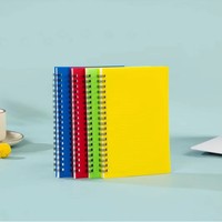 Carnet à spirale double ODM, bloc-notes de voyage personnalisé en tissu avec logo, cahier d'exercices vierge épaissi pour les propriétaires de marques