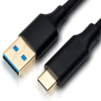 Kabel Pengisian Daya USB-A ke USB-C USB 3.0 dengan Kecepatan Transfer Tinggi dan Konektor Berlapis Emas