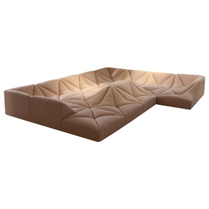 Dune sofa miễn phí mô-đun kết hợp lười biếng ngủ Nói Dối cá tính đổi mới vải thiết lập cho cha mẹ con tương tác miếng bọt biển - Product Image 1