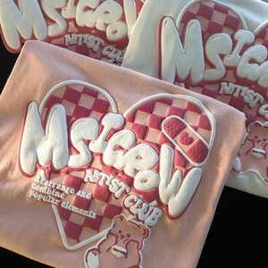 3D <b>Puff</b> Silicone Heat Transfer Label Custom Foaming Raised Effect Patch Wholesale - Product Image 1