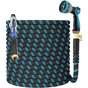 Không mở rộng vườn Hose linh hoạt Kink miễn phí vòi nước với 10 tưới phun vòi phun Trọng lượng nhẹ hose Ống leakproof 3/4 "kim loại - Product Image 1