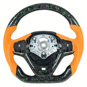Volante de Fibra de Carbono Forjado Personalizado para el Interior del Automóvil, para <span class=keywords><strong>BMW</strong></span> 320 325 <span class=keywords><strong>330</strong></span> 335 120 F20 F22 F30 F35 F31 M3 - Product Image 1