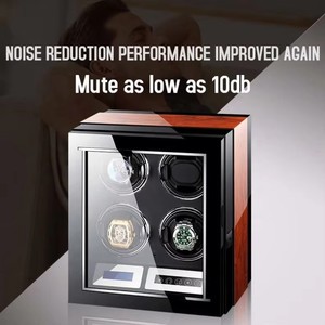 EDELAGO - Écran tactile - Télécommande - Boîte en bois de protection - Remontoir de montre automatique de luxe avec moteur Mabuchi - Product Image 4
