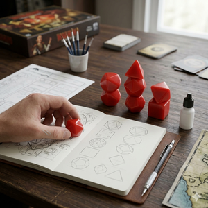 Juego de 7 dados poliédricos multicolor en blanco, dados acrílicos personalizables DIY D4-D20 para juegos de mesa TRPG RPG - Product Image 3